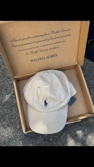 Gorra Ralph Lauren beige