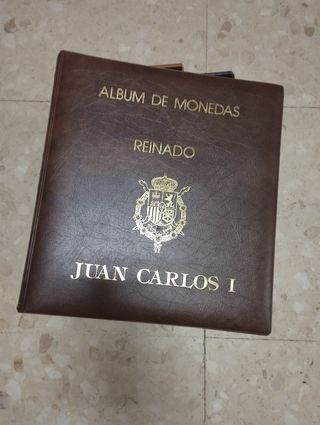 2 Álbumes Monedas Juan Carlos I