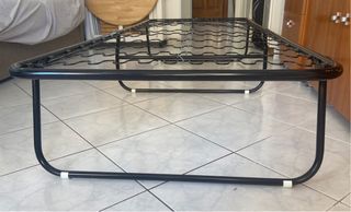 Somier metálico plegable con colchón