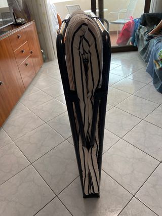 Somier metálico plegable con colchón