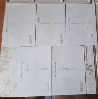 Tarjetas Maximas Uniformes Militares Series 7 y 8.