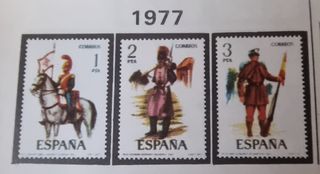 Tarjetas Maximas Uniformes Militares Series 7 y 8.