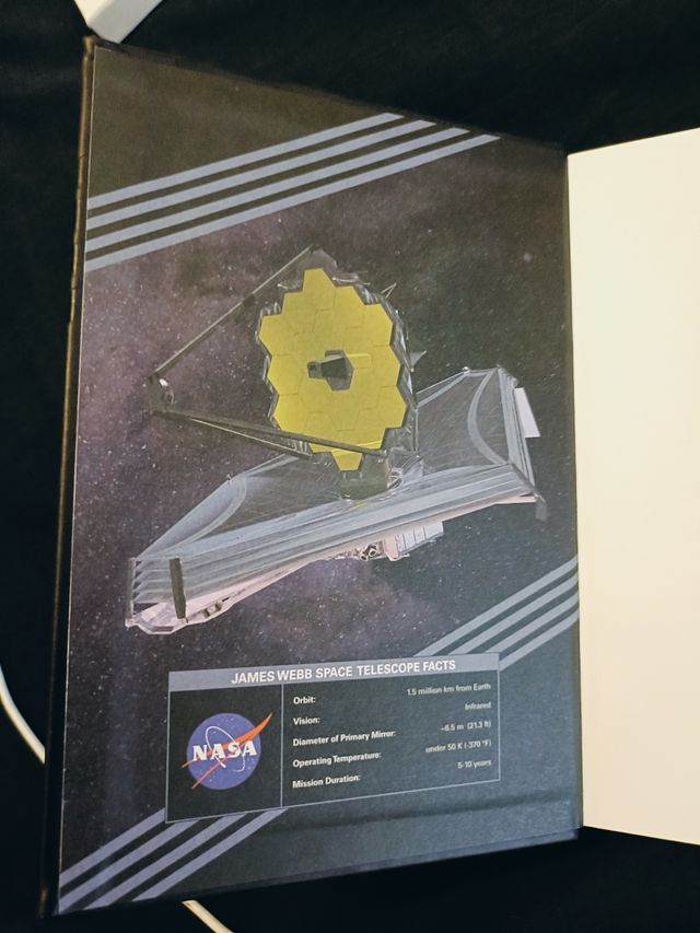 Cuaderno Tapa dura Nuevo NASA James Webb A5