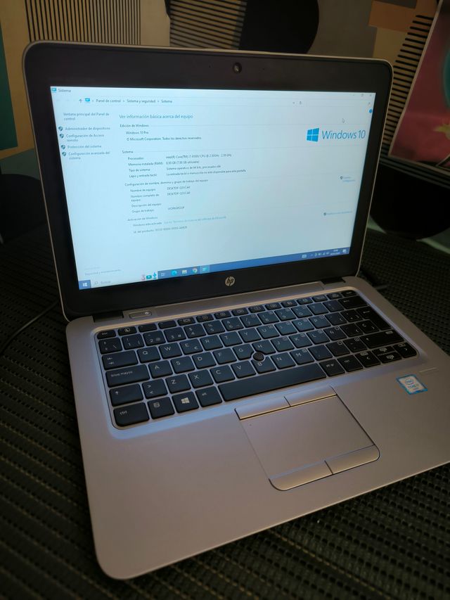 COMPUTADOR PORTÁTIL HP I7+ SSD 256 GB/8 GBRAM