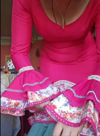 Traje de gitana talla 34- 36