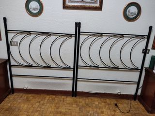 Cabeceros cama hierro - Negro