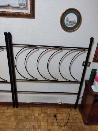 Cabeceros cama hierro - Negro