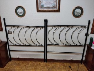Cabeceros cama hierro - Negro