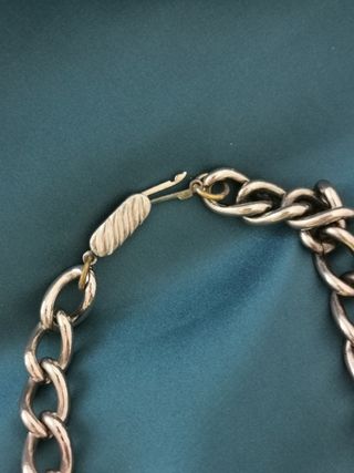 Collar cadena dorado y plateado