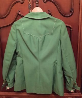 Chaqueta Theos vintage verde
