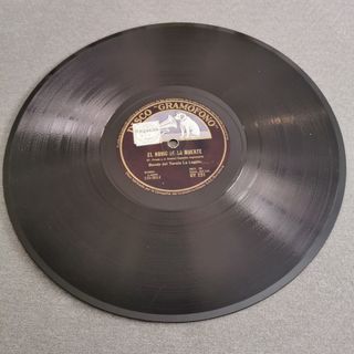 Himno a los Legionarios. Disco de pizarra gramófon