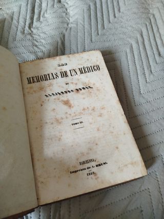 Libros antiguos Alejandro dumas (1a edición)