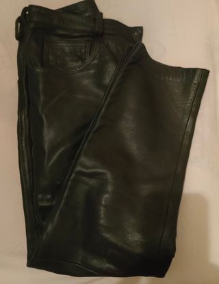 Pantalones Piel Negro