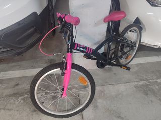 Bicicleta niña 16" rosa