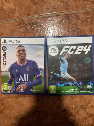 PS5 (PlayStation 5): FIFA 22 y FC 24
