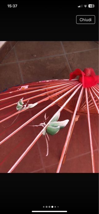 Ombrellino rosso orientale