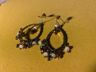 Pendientes colgantes multicolor