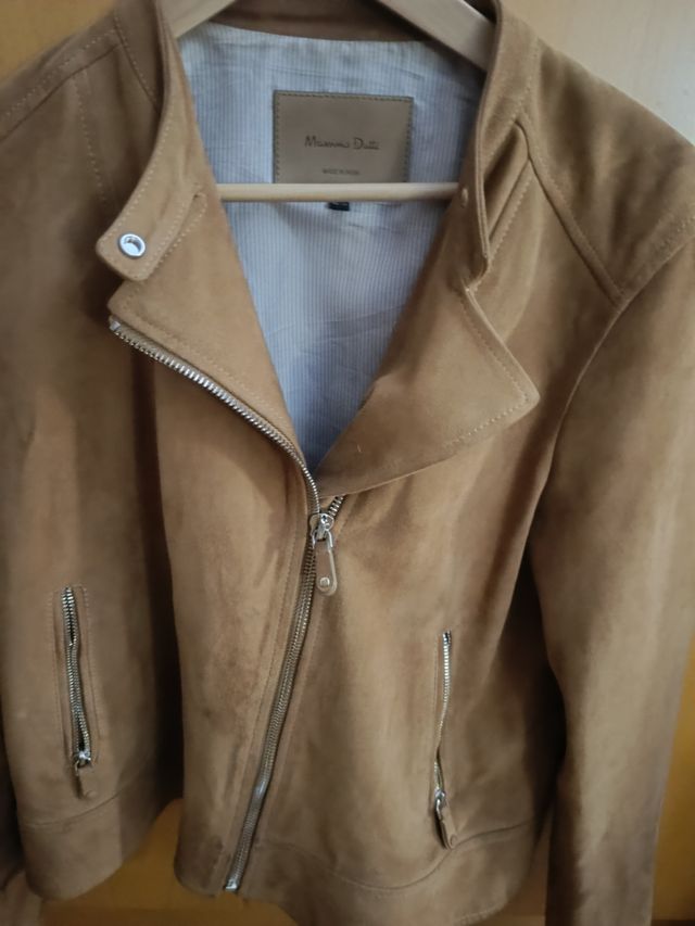 Chaqueta ante Massimo Dutti marrón
