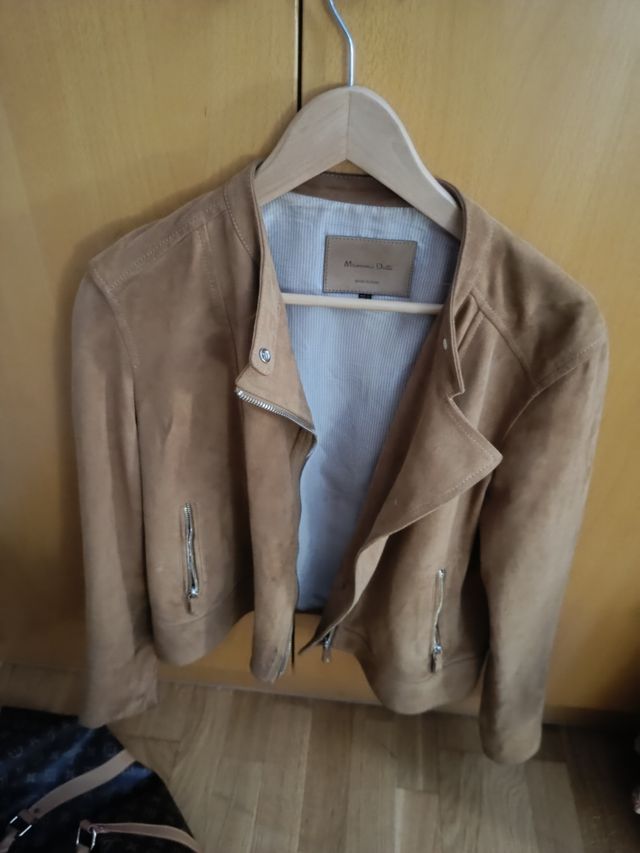 Chaqueta ante Massimo Dutti marrón