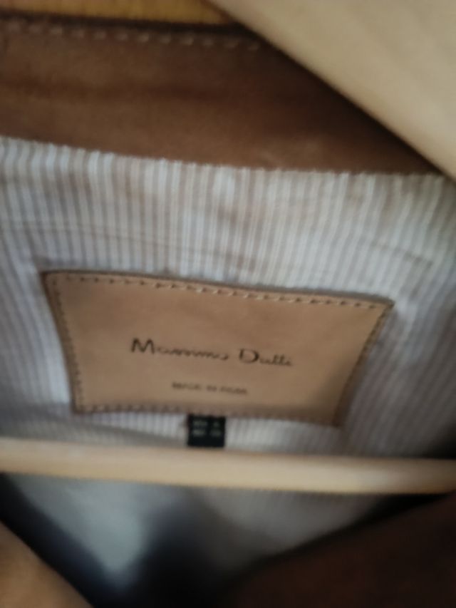 Chaqueta ante Massimo Dutti marrón