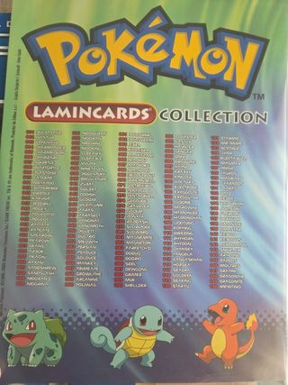 Album Lamincards Pokémon COMPLETO
