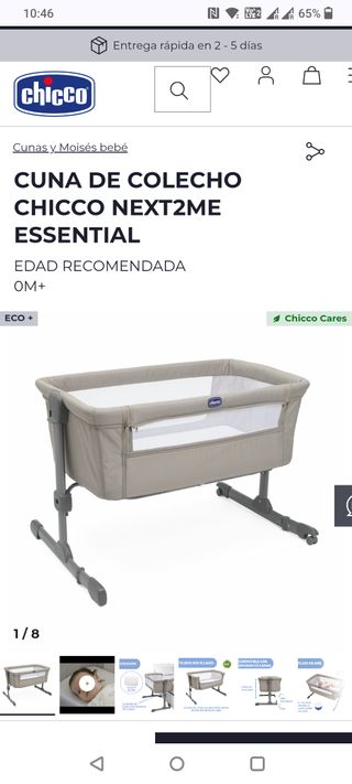 Cuna colecho Chicco Next2Me Essential