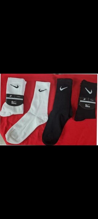Calcetines Nike - Blanco o Negro lote de 3 pares