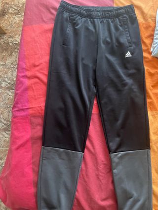 Pantalón Adidas negro-gris