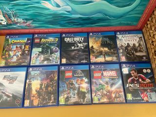9 Juegos PS4 Variados