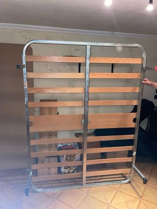Somier 1.50m x 2m - Metal y Madera