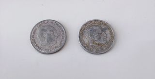 Dos monedas de 10 céntimos.