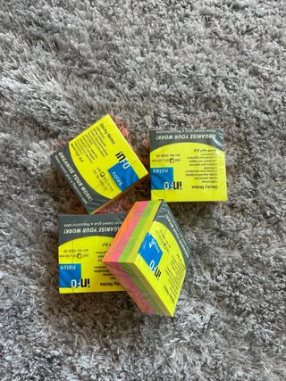 Blocos Notas Adesivas 5x5cm