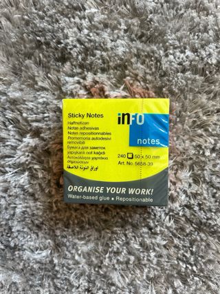 Blocos Notas Adesivas 5x5cm