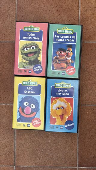 VHS Barrio Sésamo: 4 Películas