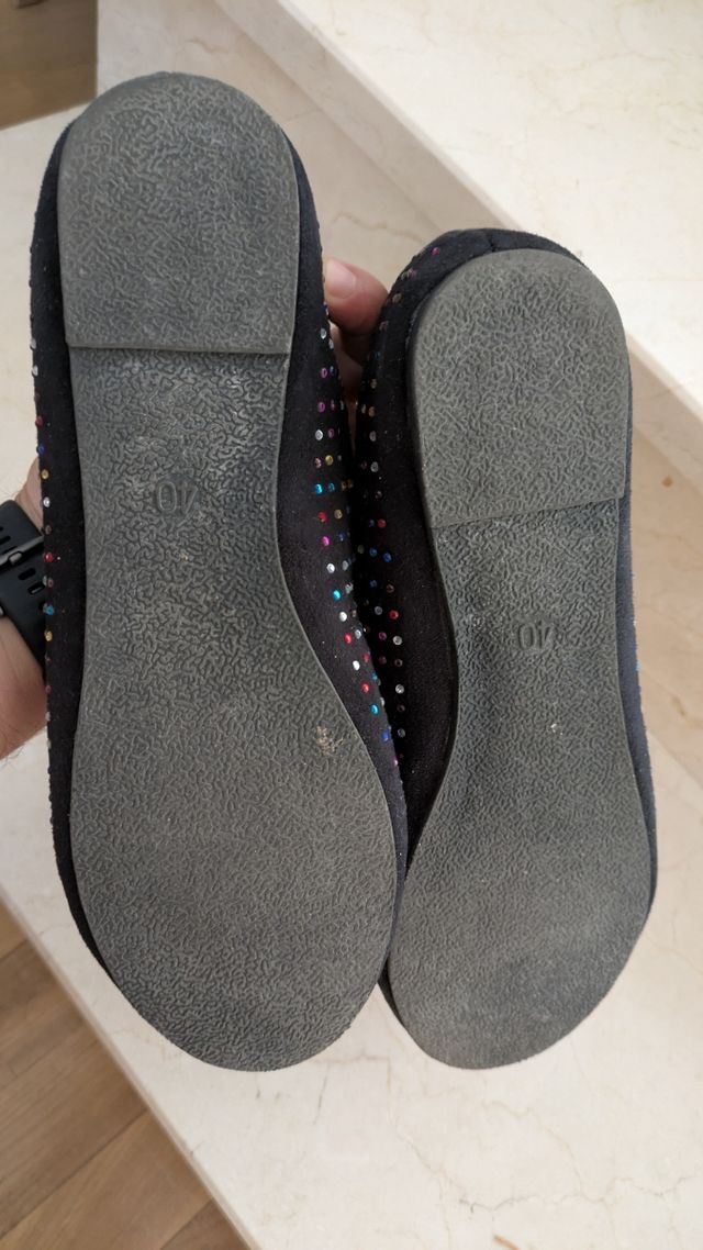 Manoletinas Mustang azul marino