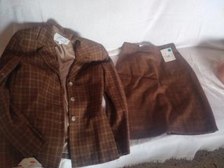 Traje Ennio marrón - falda & chaqueta