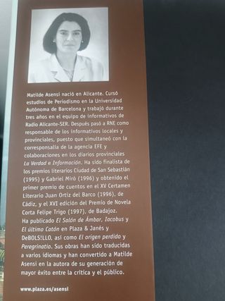 El Salón de Ámbar - Matilde Asensi (Tapa Dura)