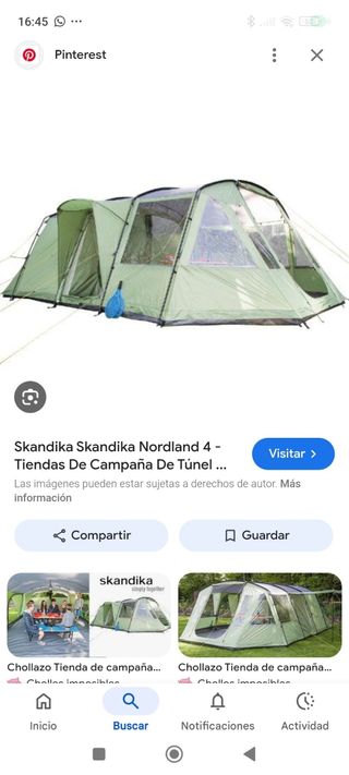 Tienda campaña Skandika Nordland 4