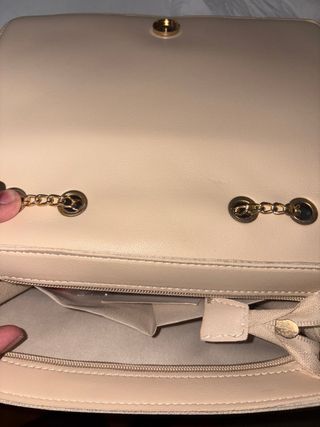Bolso Prada beige-dorado