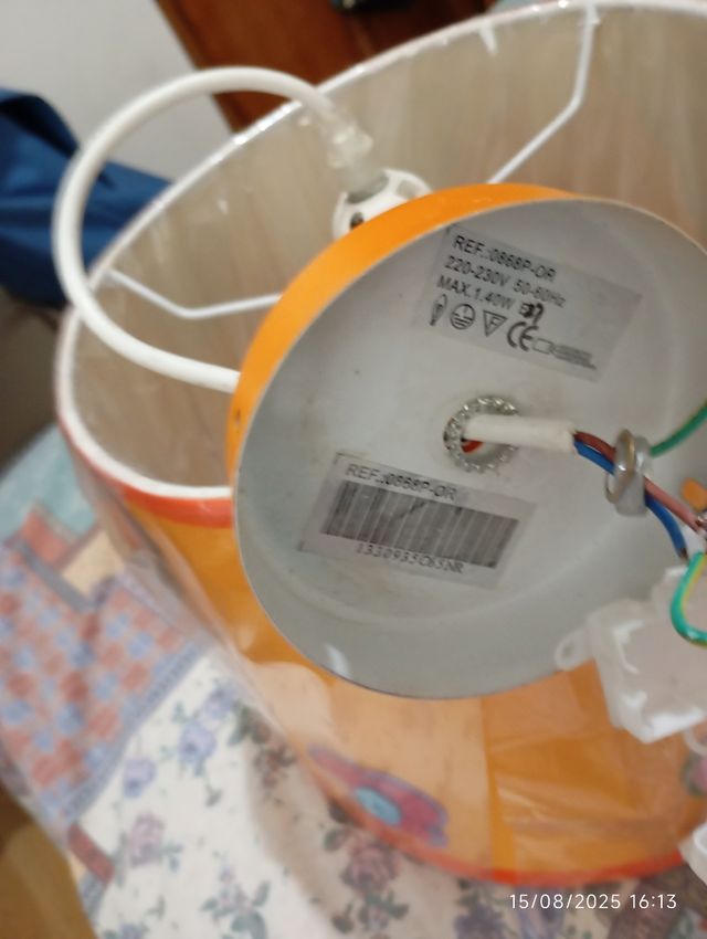 Lampara infantil - Techo multicolor