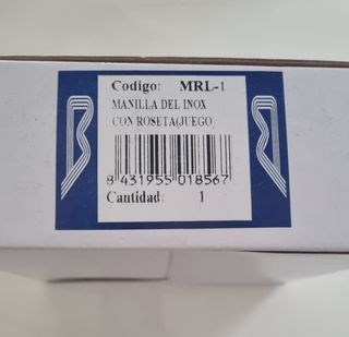 MANILLAS NUEVAS PUERTA DE INOX. 5 EUROS/UNIDAD