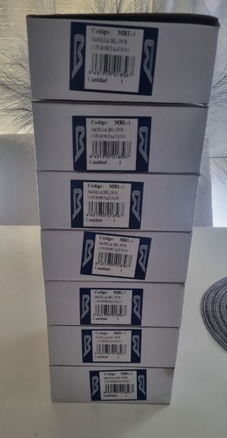 MANILLAS NUEVAS PUERTA DE INOX. 5 EUROS/UNIDAD
