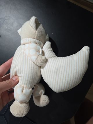 Peluche bebé con luna - Sonajero