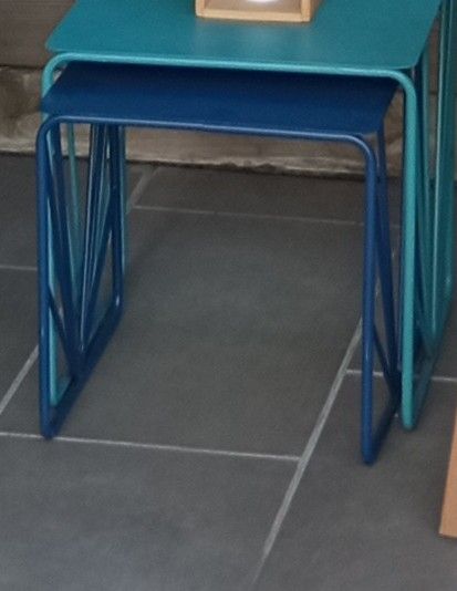 Mesas nido metal azul - Maison du Monde