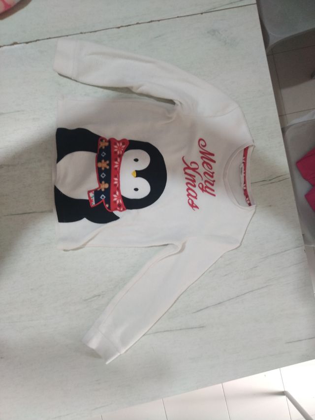 Maglia Natale bimbo pile 4/5 anni