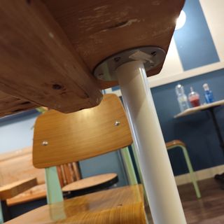 Mesa vintage de madera