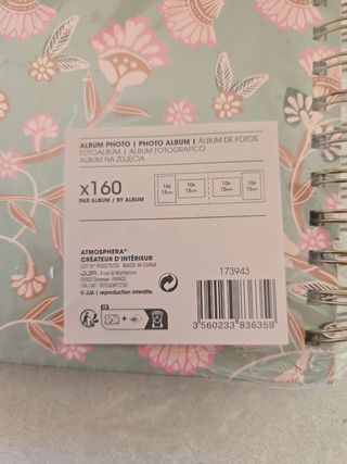 Álbum de fotos rectangular