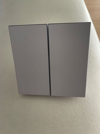 Interruptor doble Gris tambien por control remoto