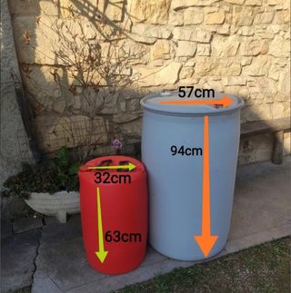 Bidones 220L - Plástico Azul