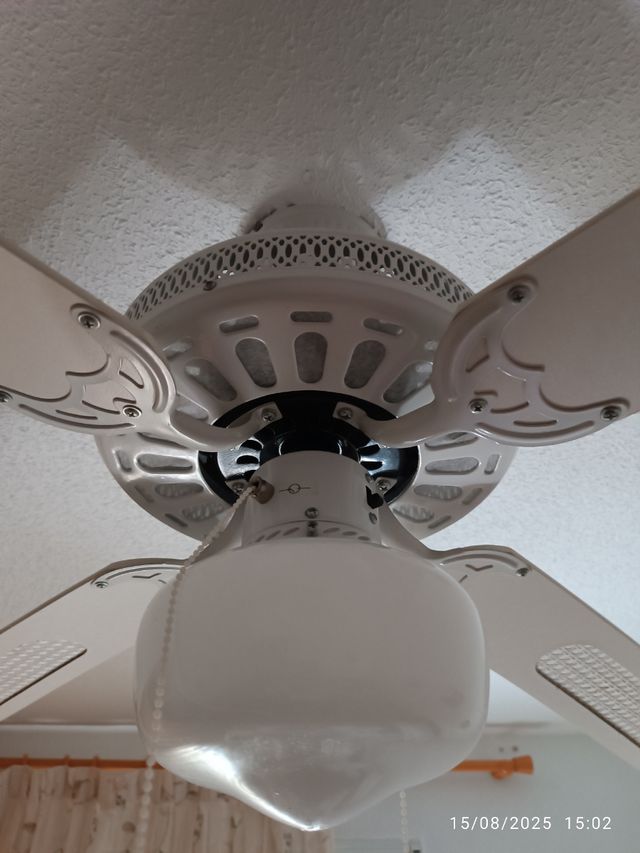 Ventilador techo beige - 5 aspas Marca no la se